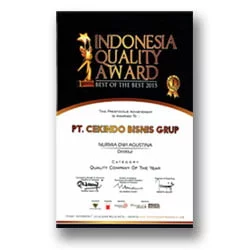 Cekindo Vietnam Indonesia Quality Award 2015