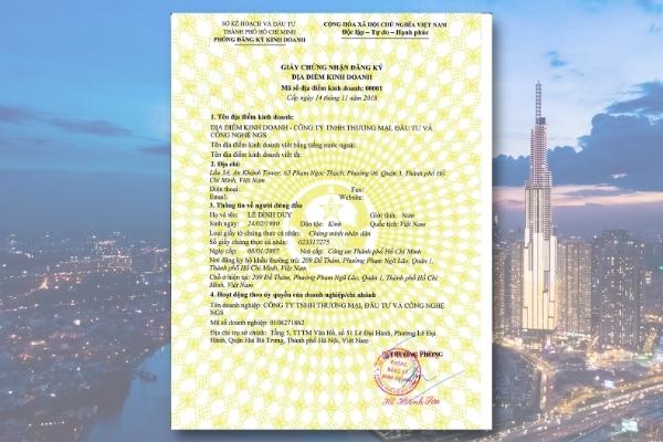 Investment Registration Certificate (IRC) Vietnam