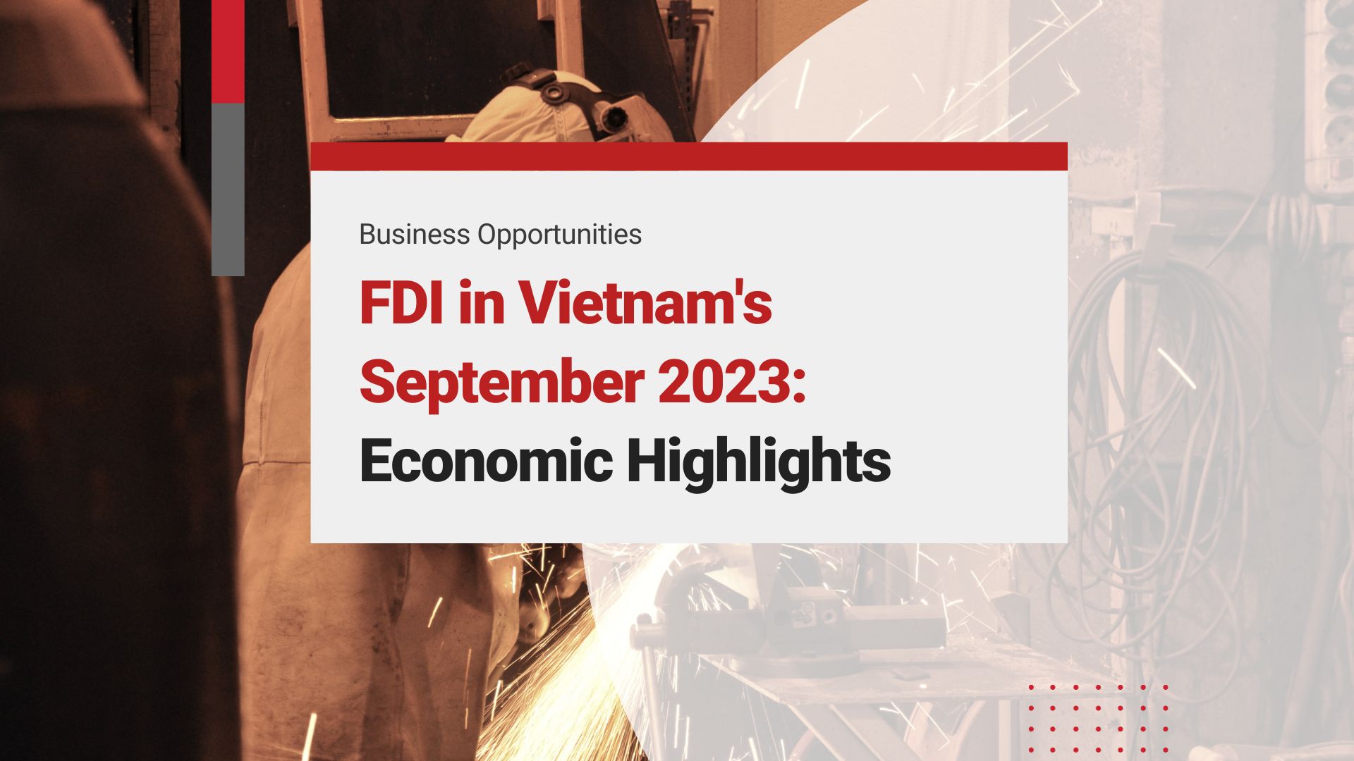 FDI in Vietnam in September 2023